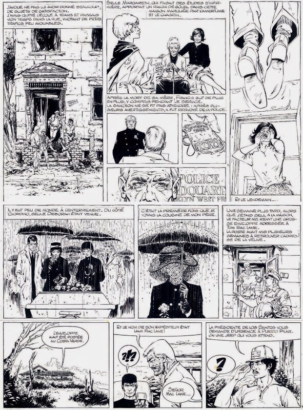 Vance, XIII, Trois montres d'argent, planche...XIII - Comic Strip