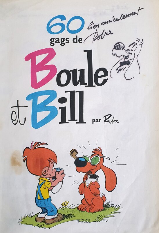 Dédicace Boule et Bill - Roba - Sketch