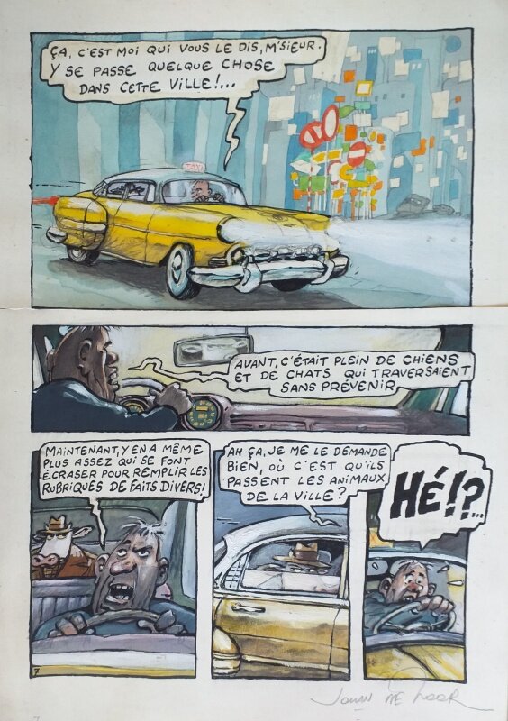 De Moor Johan - La Vache PI = 3, 1416 - Tome 1 - Yellow Cab - Comic Strip