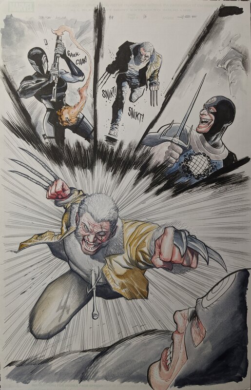 Juan E. Ferreyra, Ed Brisson, Old Man Logan #44, page 16 (splash page) - Comic Strip