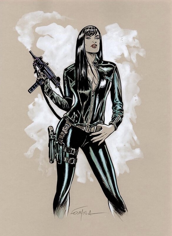 Lady X by Gil Formosa - Original Illustration