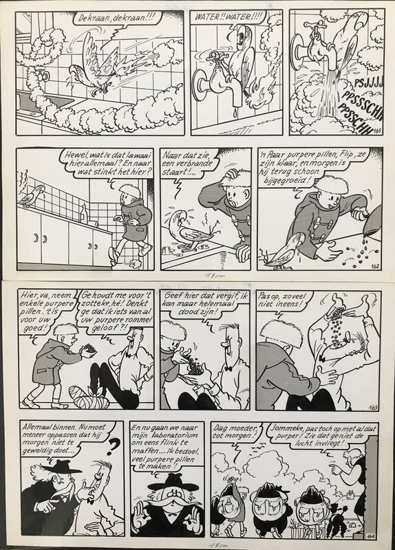 Jef Nys, De purperen pillen (jommeke) - Comic Strip