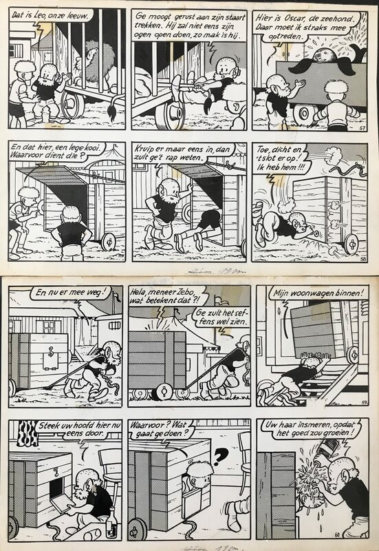 Jef Nys, De zingende aap (jommeke) - Comic Strip