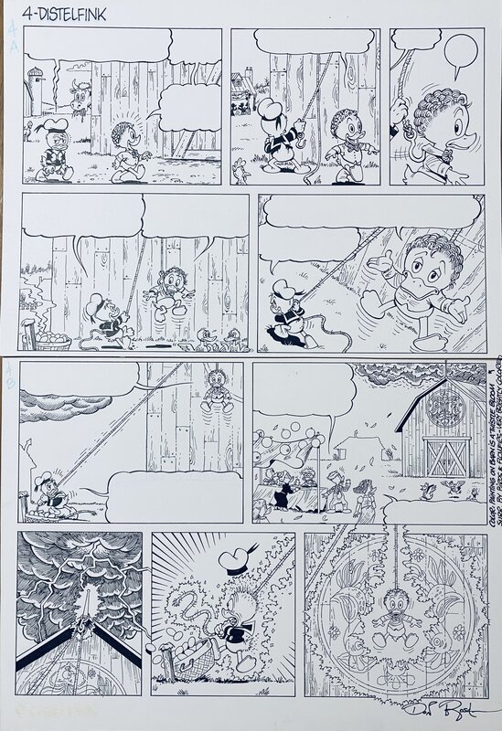 Don Rosa, « Un jour sans bol… » - page 4 - Planche originale