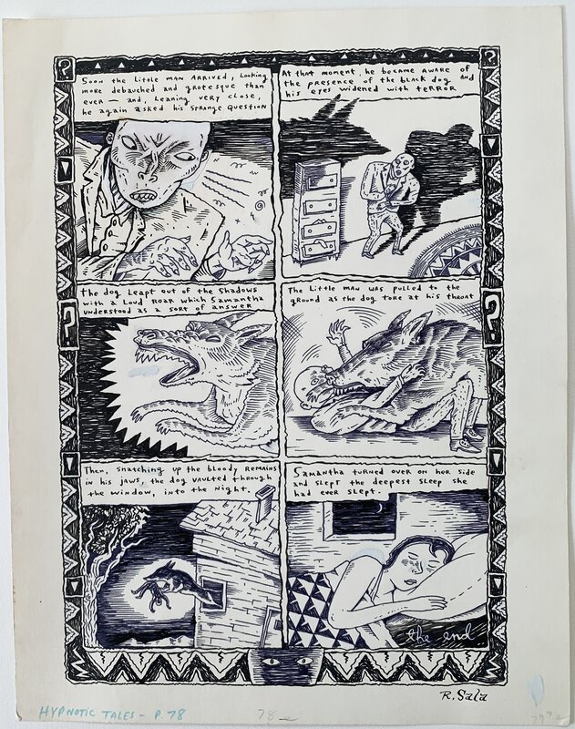 Richard Sala - Hypnotic Tales - Strange Question p03 - Planche originale