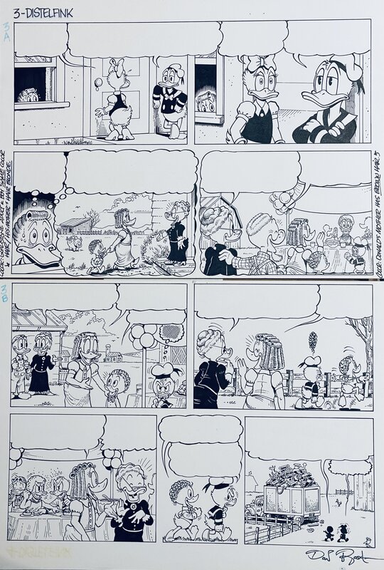 Don Rosa, « Un jour sans bol…» - page 3 - Planche originale