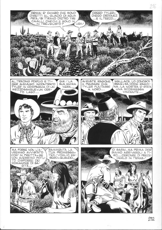 Tex Speciale 27 par Fabio Civitelli - Planche originale