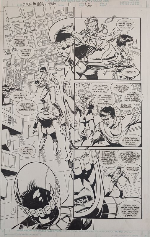 John Byrne, Tom Palmer, X-Men : the hidden years 11 p02 - Planche originale