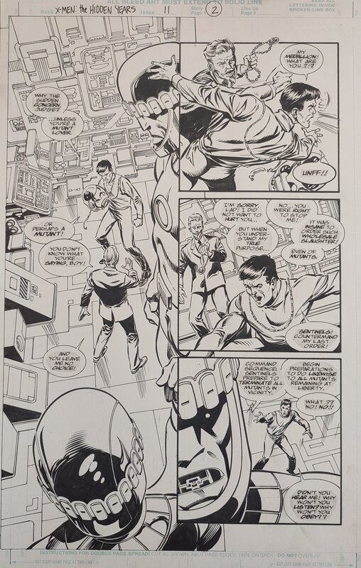 En vente - John Byrne, Tom Palmer, X-Men : the hidden years 11 p02 - Planche originale