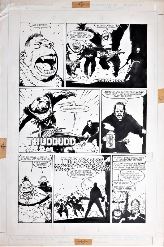 Mike Mignola, Philip Craig Russell, Howard Chaykin, John Francis Moore, Ironwolf: Fires of the Revolution - Planche originale