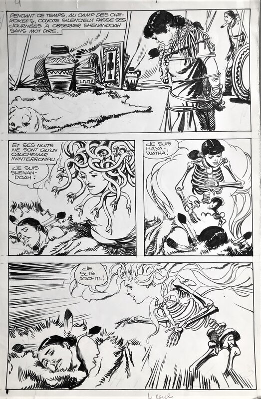 Carlos Roume, Hiawatha - Cauchemars - Comic Strip