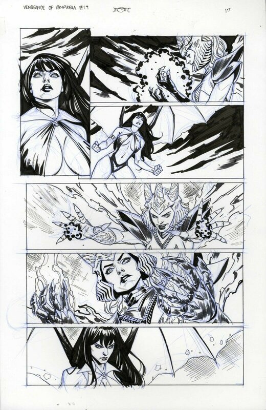 Michael Sta. Maria, Vengeance of Vampirella #19, p. 17 - Planche originale