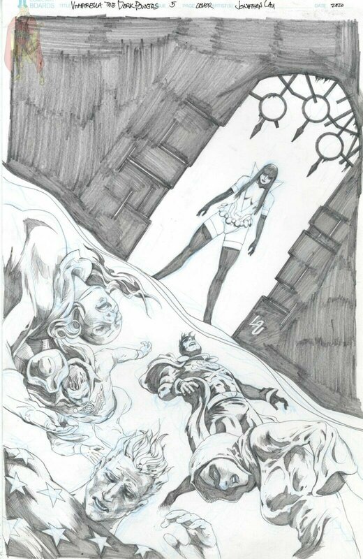 Jonathan Lau, Dynamite® Vampirella The Dark Powers #5 Cover - Original Cover