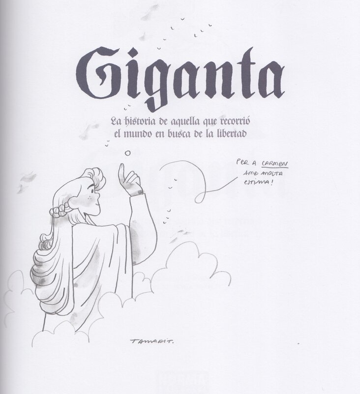 Giganta par Nuria Tamarit - Dédicace