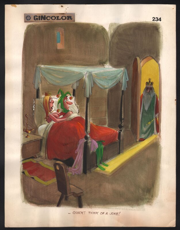 En vente - Joke par Gin - Illustration originale