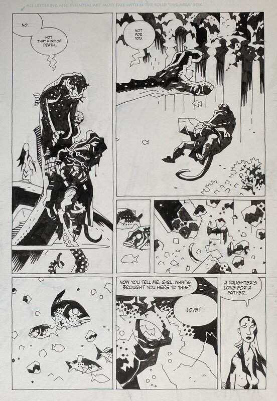 Mike Mignola, Hellboy: The Third Wish #1 - Comic Strip