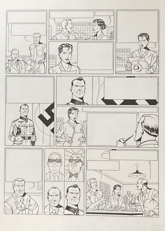 René Sterne, Blake & Mortimer - La Maledicition des 30 deniers - Pl 20 - Comic Strip