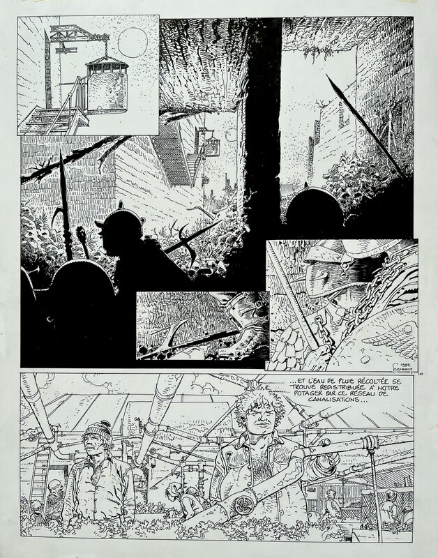 For sale - Hermann, 1982 - La Cage - Pg.10 - Comic Strip