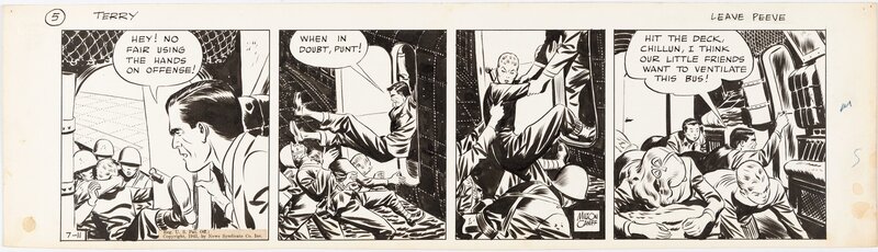 Milton Caniff, Terry & the Pirates 7/11/1941 - Planche originale