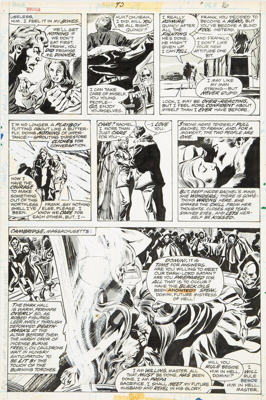 Gene Colan, Tomb of Dracula - Crossfire! #45 p10 - Comic Strip