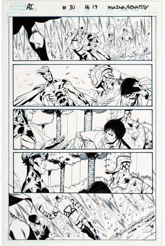 Jorge Molina, Andrew Hennessy, Avengers: The Initative #30 p19 - Planche originale