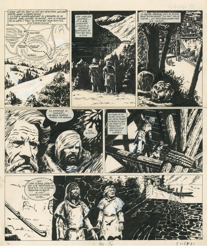 Auclair - Simon du Fleuve - La Ballade de Cheveu-Rouge - Comic Strip