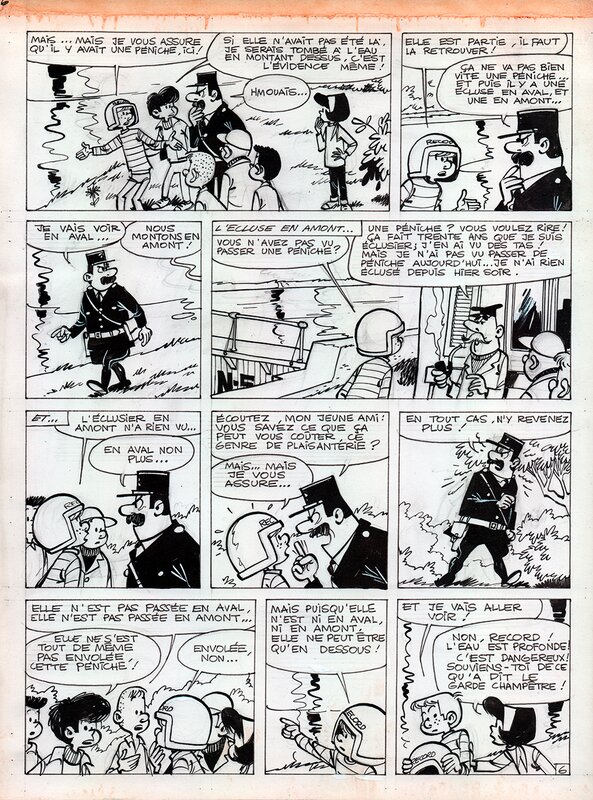 RECORD et VERONIQUE par Will, René Goscinny - Planche originale