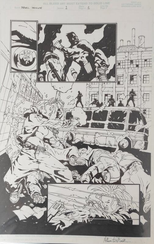 Alberto Ponticelli, Marvel Knights #2 page n.1 - Comic Strip