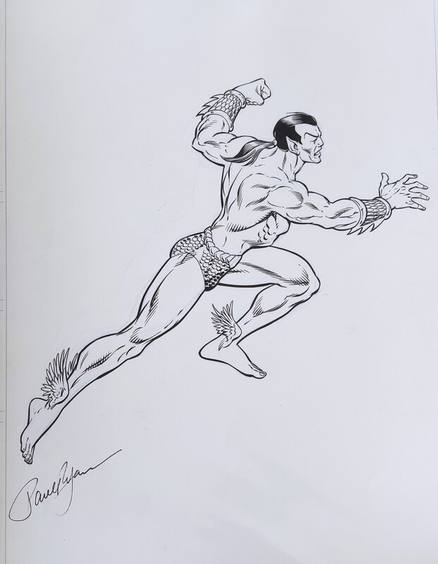 Paul C. Ryan, Namor the submariner - Original Illustration
