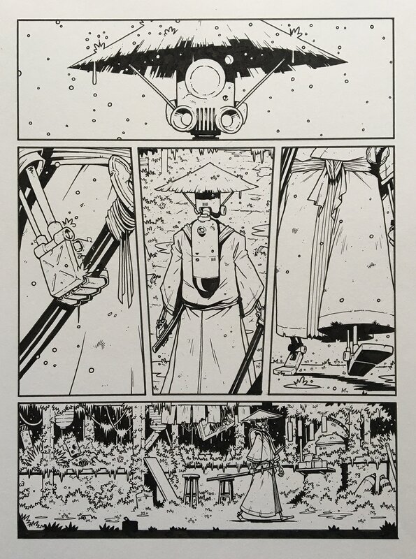 Sylvain Repos, Yojimbot - planche 2 tome 1 - Comic Strip