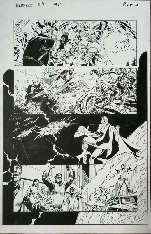 Brent Anderson, Will Blyberg, Kurt Busiek's Astro City #9 Story Page 12 - Planche originale
