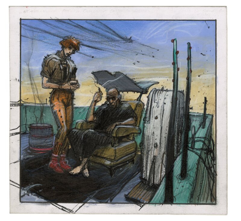En vente - Enki Bilal, Le SOMMEIL DU MONSTRE - Illustration originale
