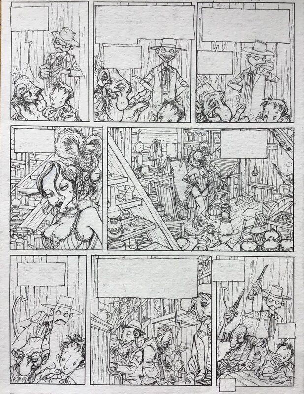Outlaw by Xavier Fourquemin, Dieter - Comic Strip