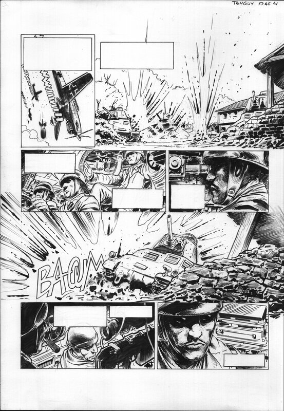 For sale - Manuel Garcia, Une Génération française Tome 2: Populatios Trahies Planche 4 - Comic Strip