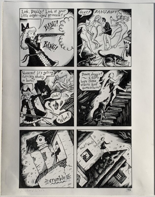 Richard Sala - Peculia p75 - Planche originale