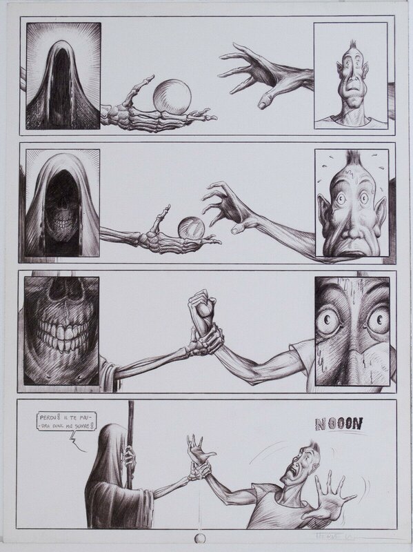 Face à la mort by Yann Hervé - Comic Strip