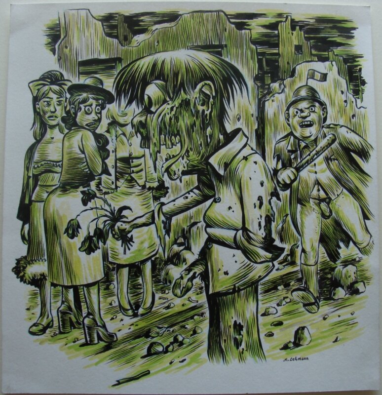 Lehmann Mattias - Zombie-flic - Illustration originale