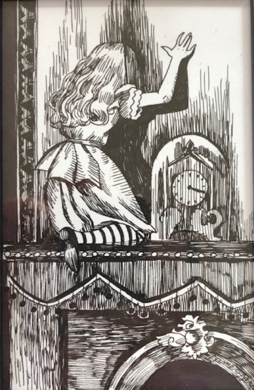 Dame Darcy - Alice in wonderland - Alice through the looking glass - Original Illustration