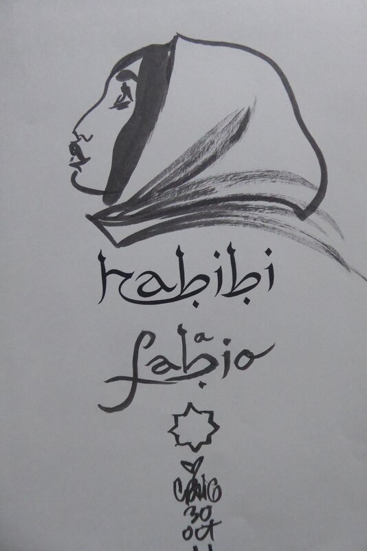 Habibi by Craig Thompson - Sketch
