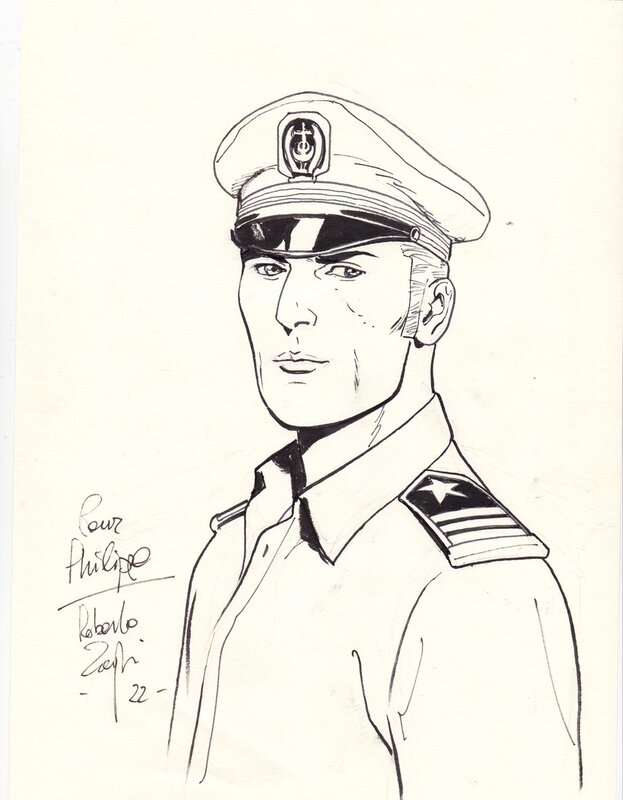Yann Calec (Tramp) by Roberto Zaghi - Sketch