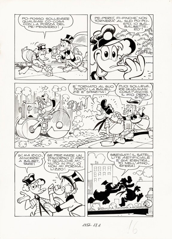 Giorgio Cavazzano, Carlo Chendi, Zio Paperone e il satellite bomba - Comic Strip