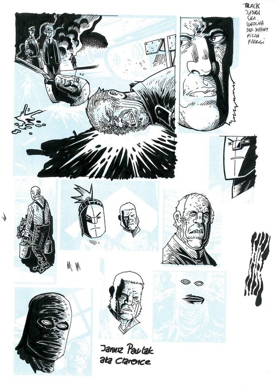 Toshiro - making of by Janusz Pawlak - Comic Strip
