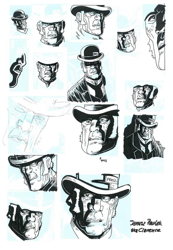 Toshiro - making of by Janusz Pawlak - Comic Strip