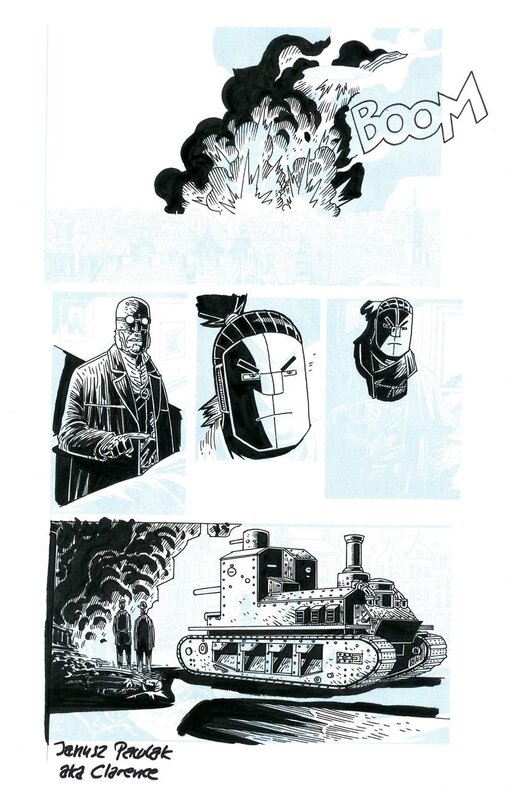Toshiro - making of by Janusz Pawlak - Comic Strip