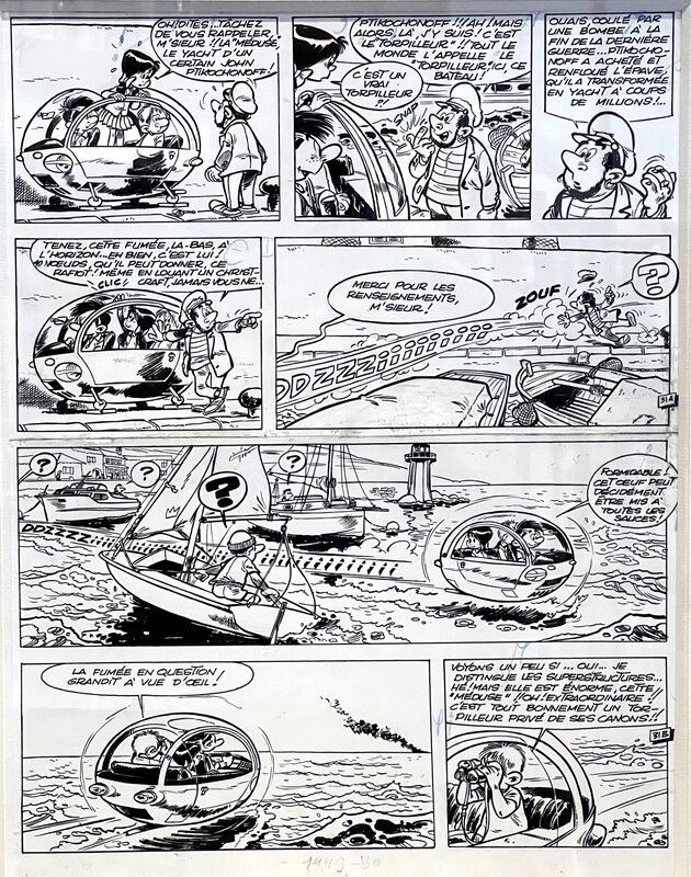 Jidéhem, Vicq, Sophie T.2 - La bulle du silence - planche 31 - Planche originale