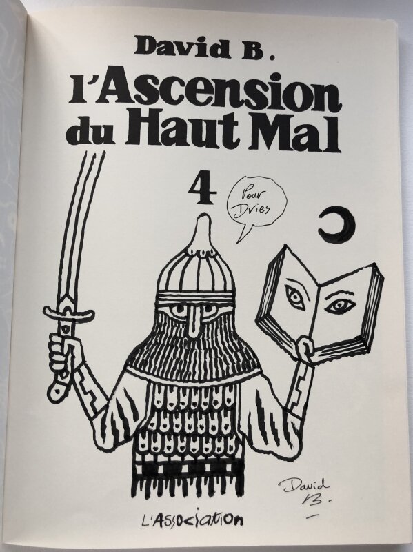 David B., David B - L'ascension du haut mal T4 - Sketch