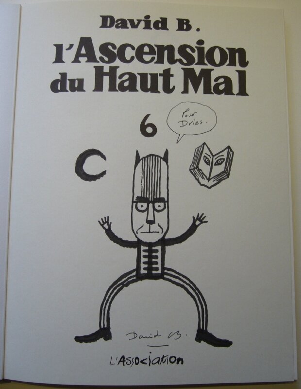 David B., David B - L'ascension du haut mal T6 - Sketch