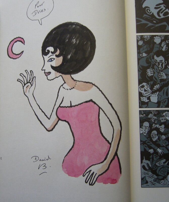 David B., David B - Par les chemins noirs 1 - Sketch