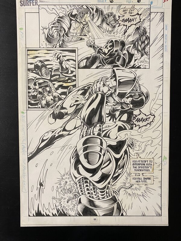 Golden surfer by ? - Comic Strip