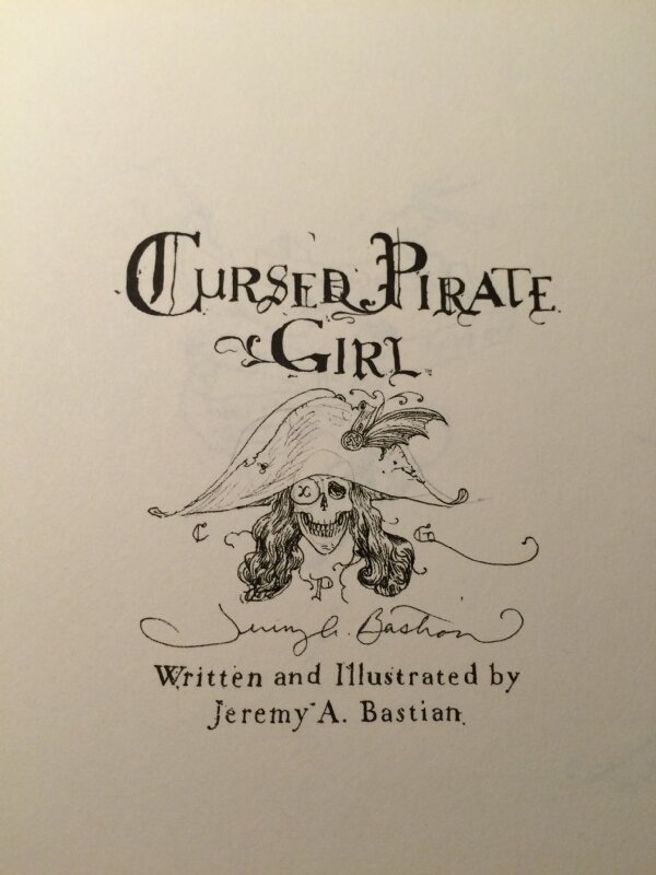 Jeremy Bastian - Cursed Pirate Girl - convention sketch - Sketch